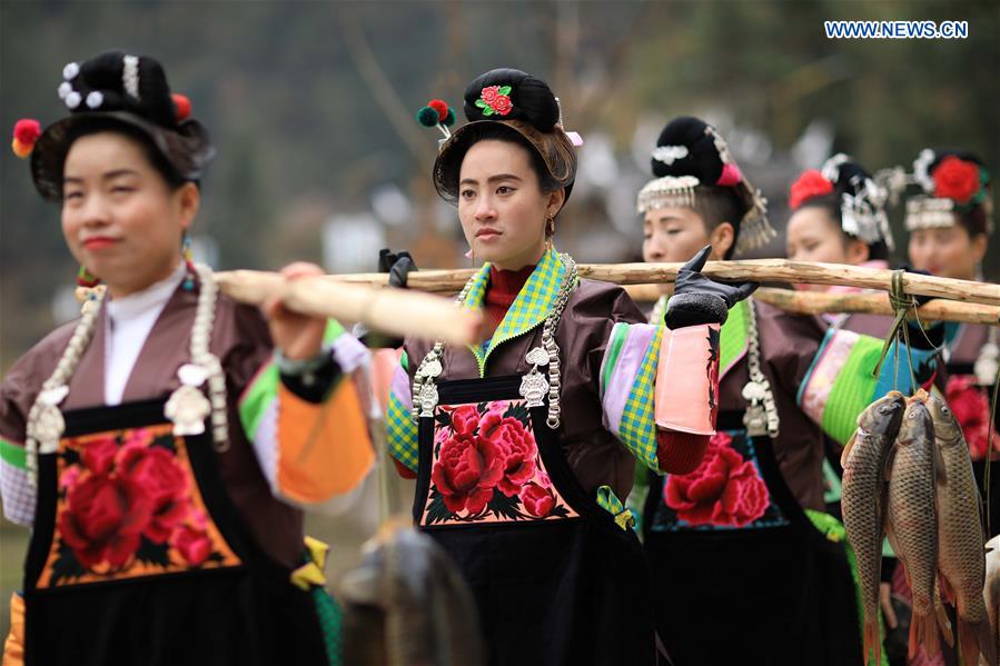 #CHINA-GUIZHOU-MIAO VILLAGE-TRADITION (CN)