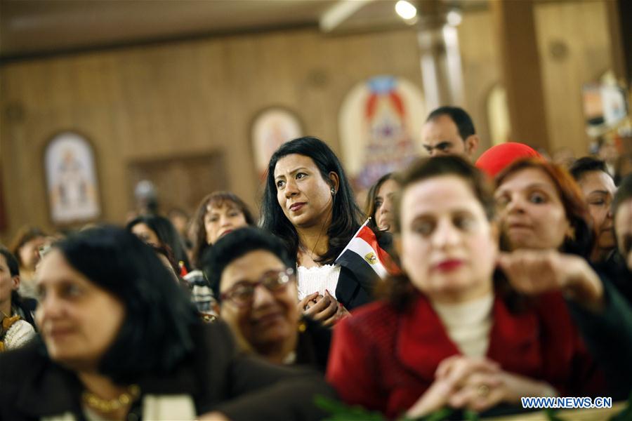 EGYPT-CAIRO-COPT-CHRISTMAS EVE-MASS