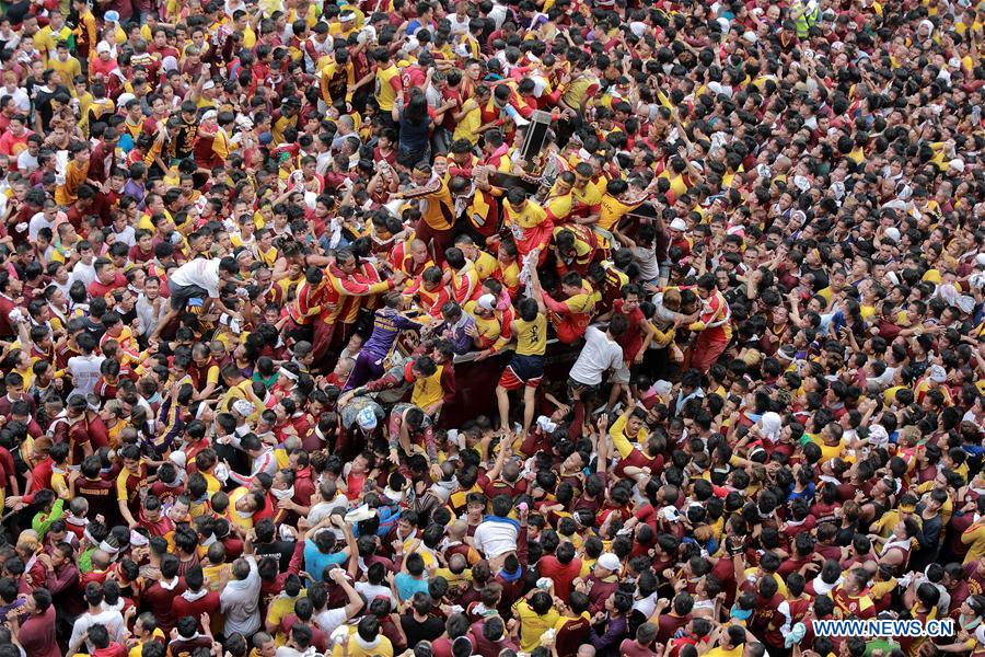 PHILIPPINES-MANILA-BLACK NAZARENE-ANNUAL FEAST