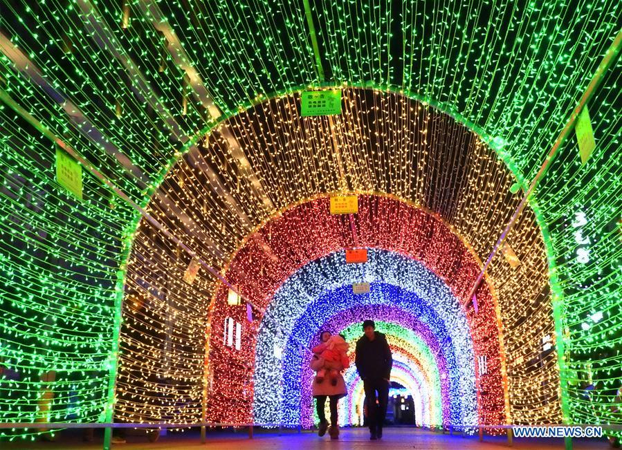 #CHINA-LIANYUNGANG-LIGHT SHOW (CN)