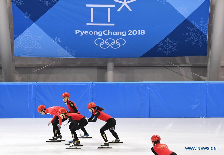 (SP)OLY-SOUTH KOREA-PYEONGCHANG-SHORT TRACK-TRAINING