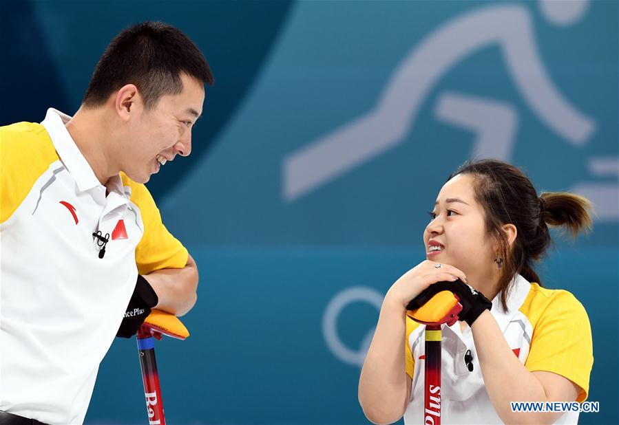 (SP)OLY-SOUTH KOREA-PYEONGCHANG-CURLING-MIXED DOUBLES-CHN VS NOR