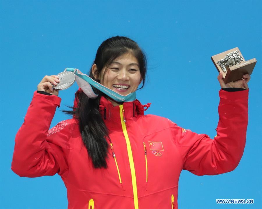 (SP)OLY-SOUTH KOREA-PYEONGCHANG-SNOWBOARD-LADIES' HALFPIPE-MEDAL CEREMONY