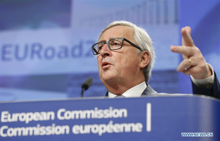 BELGIUM-BRUSSELS-EU-JUNCKER-PRESS CONFERENCE