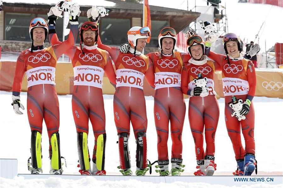 (SP)OLY-SOUTH KOREA-PYEONGCHANG-ALPINE SKIING-TEAM EVENT-FINAL