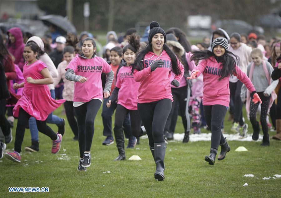 CANADA-VANCOUVER-STUDENTS-PINK SHIRT DAY