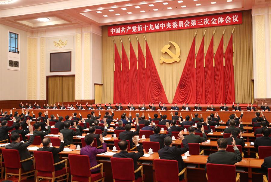 CHINA-BEIJING-CPC CENTRAL COMMITTEE-THIRD PLENARY SESSION(CN)