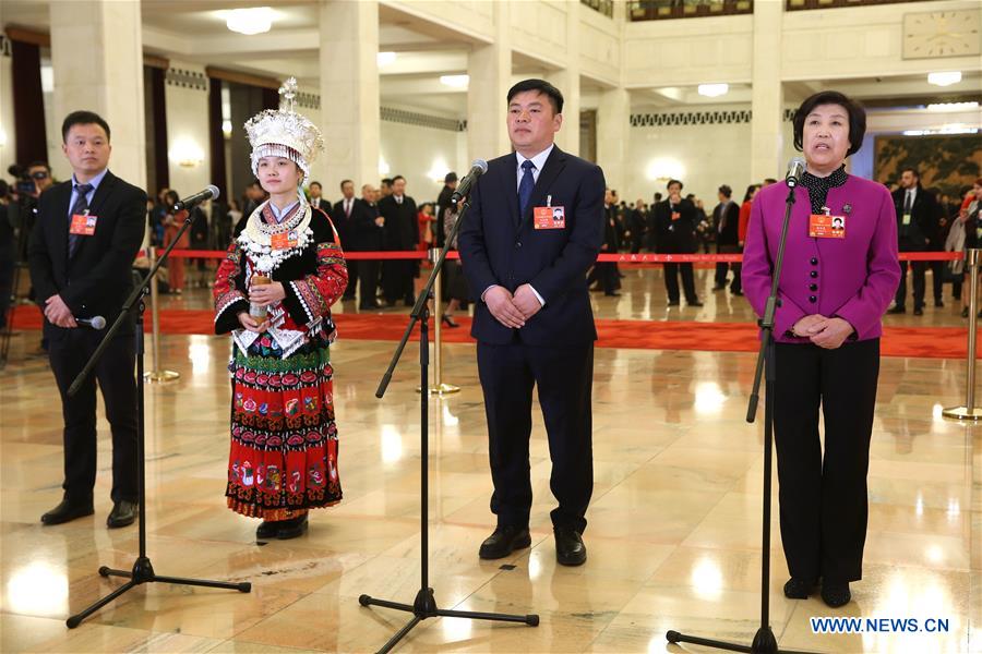 (TWO SESSIONS)CHINA-BEIJING-NPC-DEPUTIES-INTERVIEW (CN)