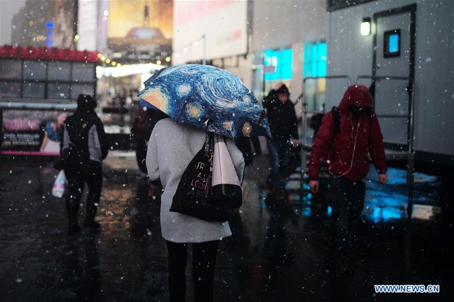 U.S.-NEW YORK-SNOWSTORM