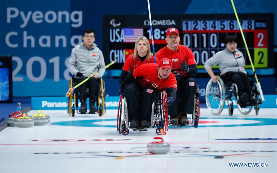 (SP)OLY-PARALYMPIC-SOUTH KOREA-PYEONGCHANG-WHEELCHAIR CURLING