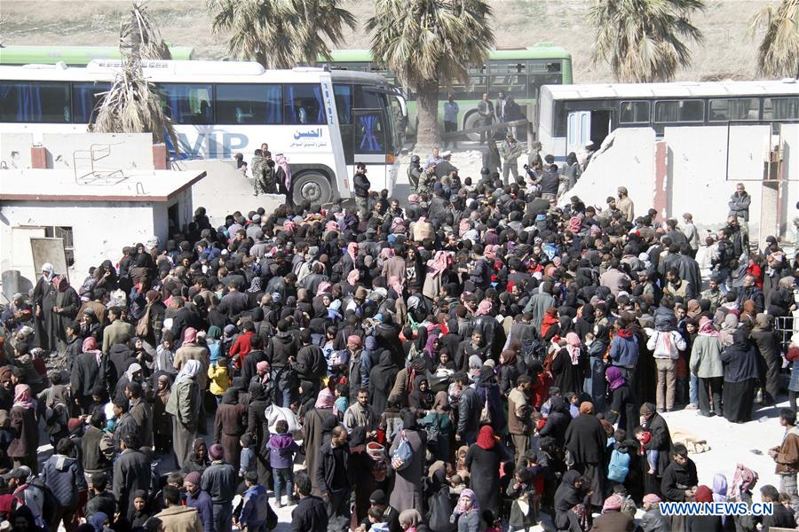 SYRIA-DAMASCUS-EASTERN GHOUTA-CIVILIANS-EVACUATION