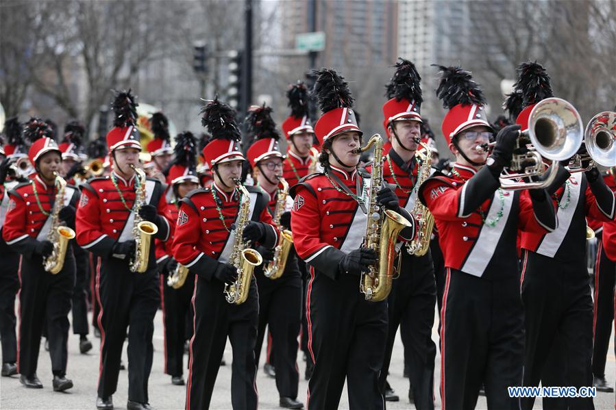 U.S.-CHICAGO-ST. PATRICK'S DAY-PARADE