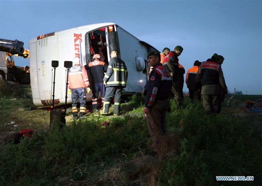 TURKEY-AKSARAY-BUS-ACCIDENT