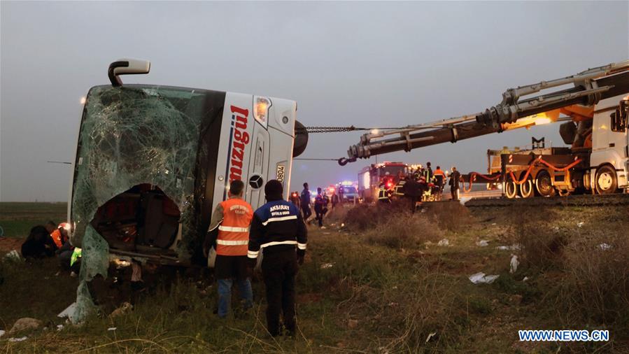 TURKEY-AKSARAY-BUS-ACCIDENT