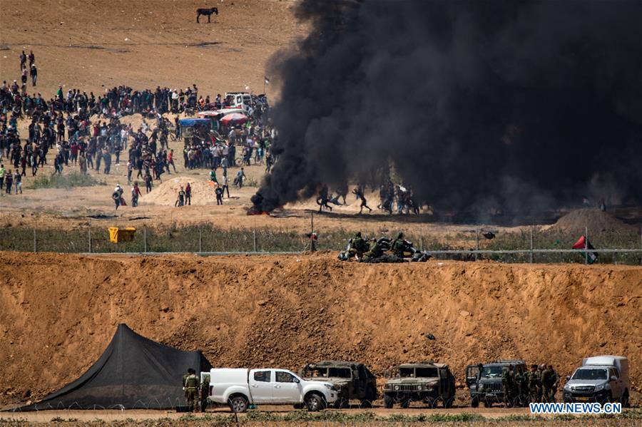 ISRAEL-GAZA-BORDER-NAHAL OZ-CLASHES