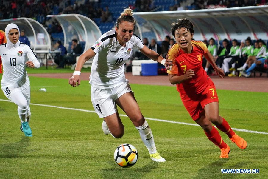 (SP)JORDAN-AMMAN-2018 AFC WOMEN'S ASIAN CUP-CHN VS JOR