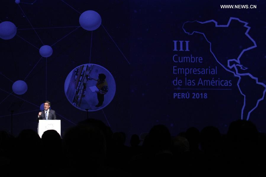 PERU-LIMA-AMERICAS-BUSINESS SUMMIT