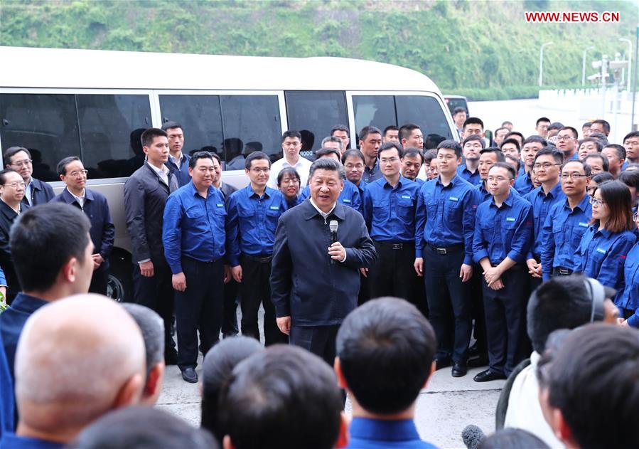 CHINA-HUBEI-XI JINPING-INSPECTION (CN)