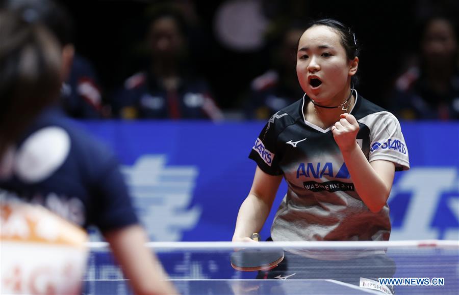 (SP)SWEDEN-HALMSTAD-TABLE TENNIS-WORLD TEAM CHAMPIONSHIPS-DAY 3