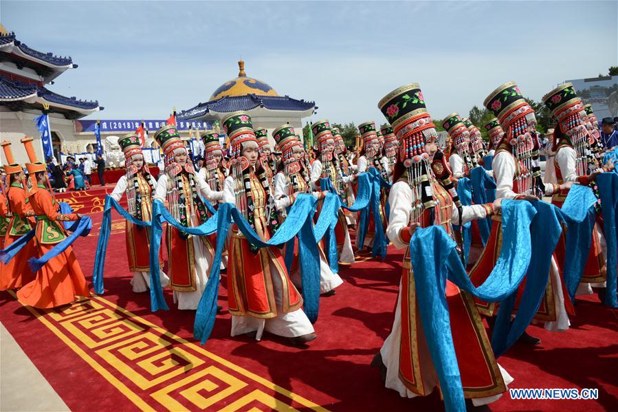 CHINA-INNER MONGOLIA-GENGHIS KHAN-MEMORIAL RITUAL (CN)