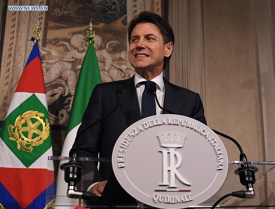 ITALY-ROME-PM-DESIGNATE-QUITTING