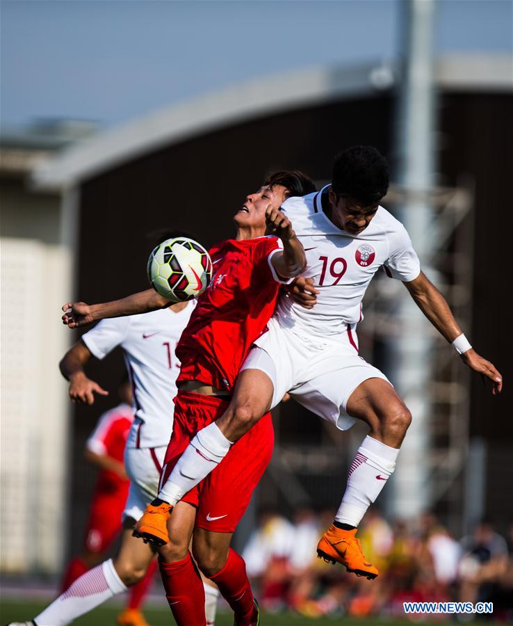 (SP)FRANCE-SALON-SOCCER-TOULON TOURNAMENT 2018-CHINA-QATAR