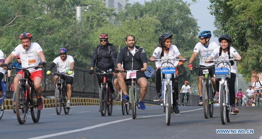 INDIA-NEW DELHI-WORLD BICYCLE DAY