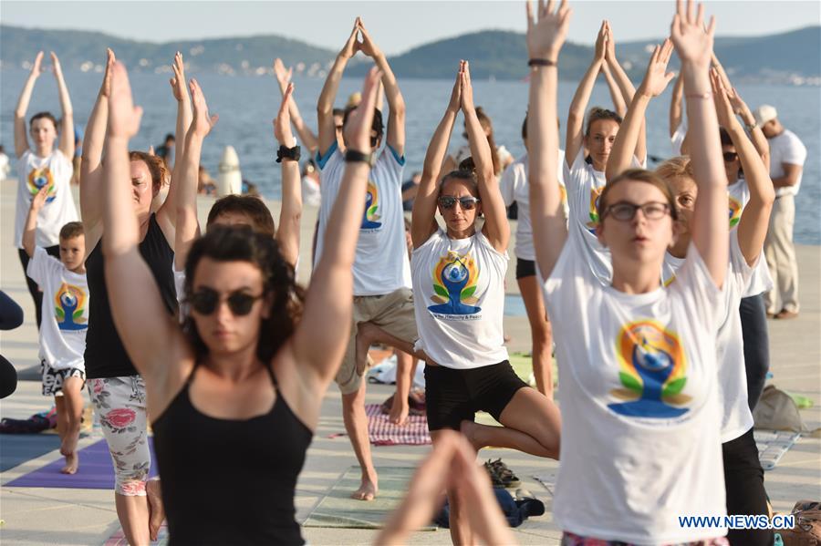 CROATIA-ZADAR-INTERNATIONAL YOGA DAY