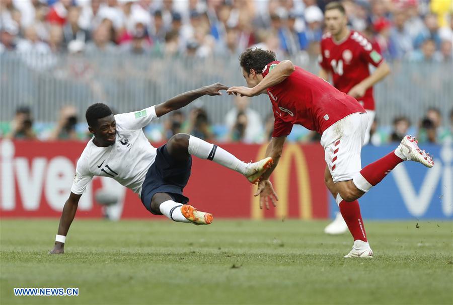 (SP)RUSSIA-MOSCOW-2018 WORLD CUP-GROUP C-DENMARK VS FRANCE