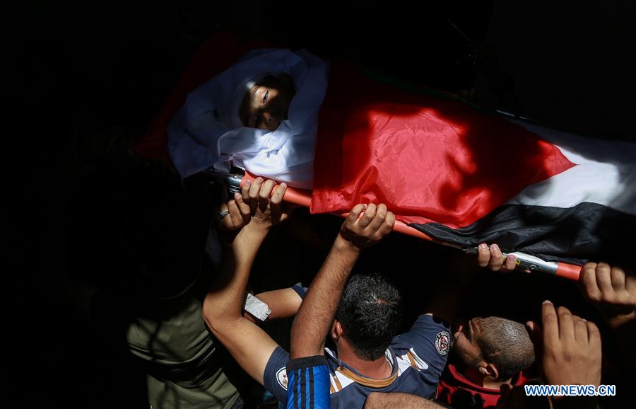 MIDEAST-GAZA-FUNERAL