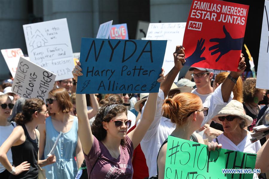 U.S.-NEW YORK-IMMIGRATION POLICY-PROTEST