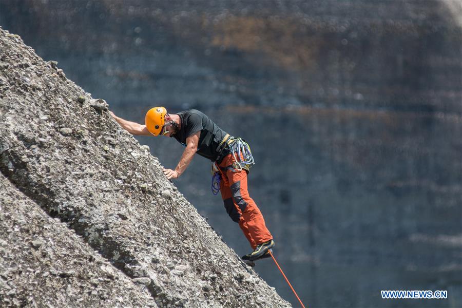 GREECE-METEORA-ROCK CLIMBING