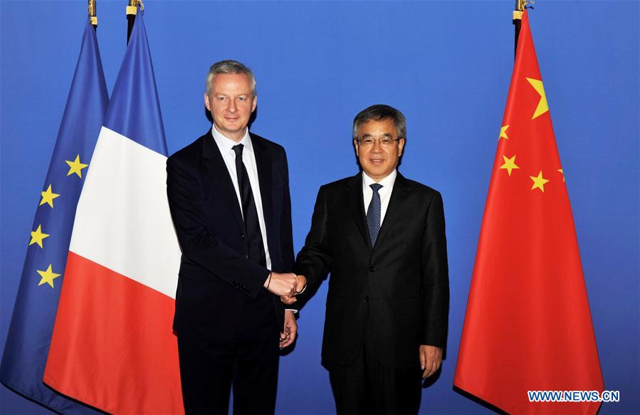 FRANCE-PARIS-CHINA-HU CHUNHUA-VISIT