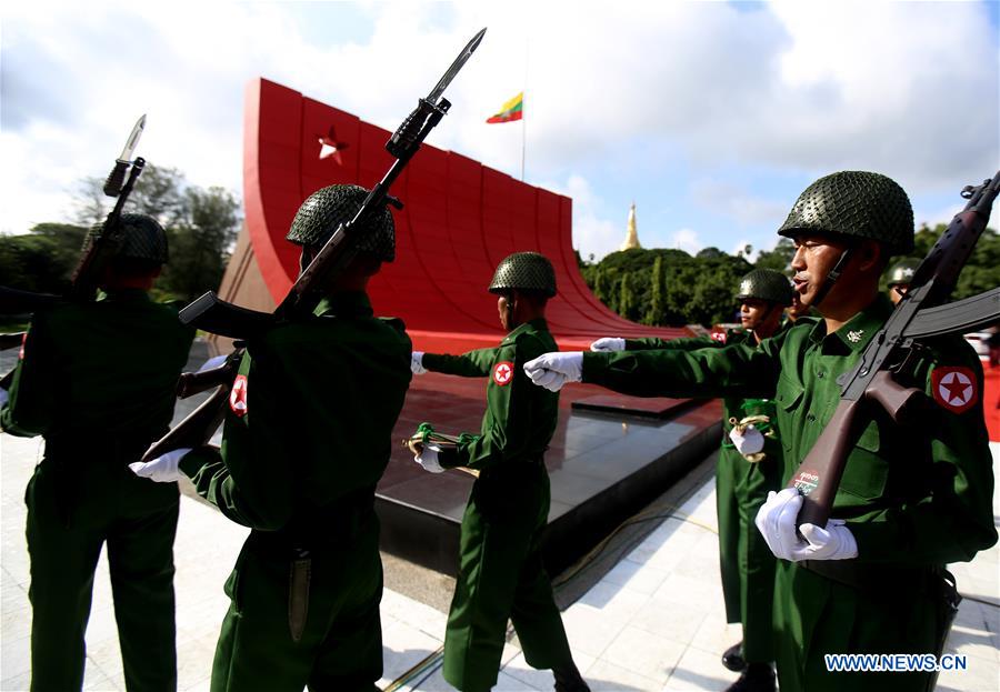 MYANMAR-YANGON-72ND MARTYRS' DAY