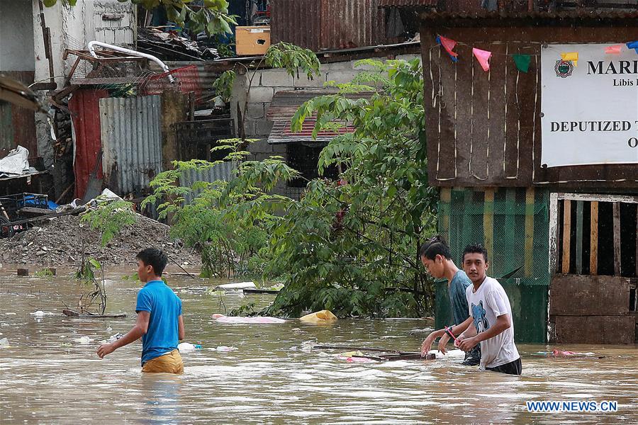 PHILIPPINES-MARIKINA-HEAVY RAIN-FLOODS