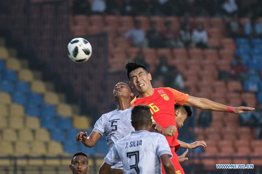 (SP)INDONESIA-BANDUNG-ASIAN GAMES-FOOTBALL-CHINA VS TIMOR LESTE