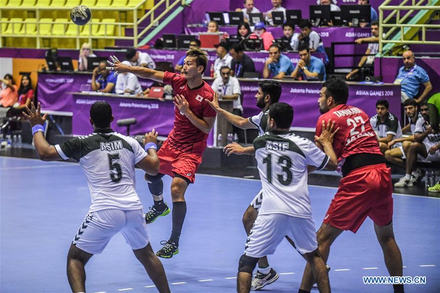 (SP)INDONESIA-JAKARTA-ASIAN GAMES-HANDBALL-JAPAN VS PAKISTAN