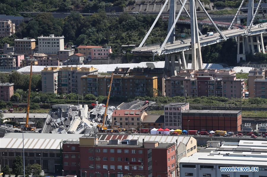 ITALY-GENOA-BRIDGE COLLAPSE