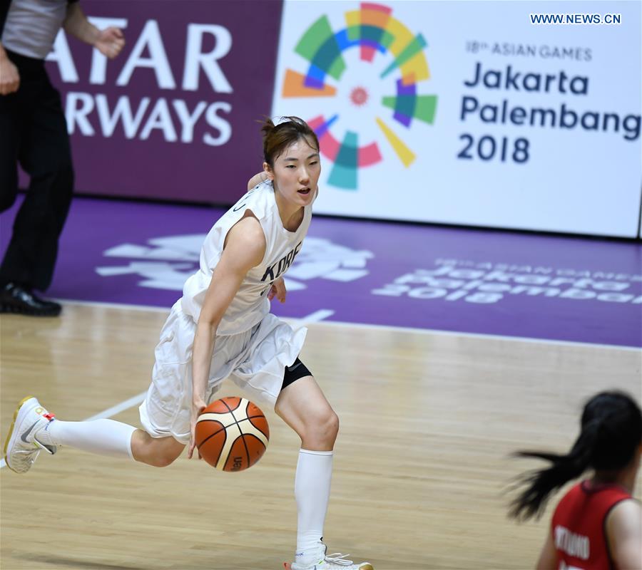 (SP)INDONESIA-JAKARTA-ASIAN GAMES-WOMEN'S BASKETBALL