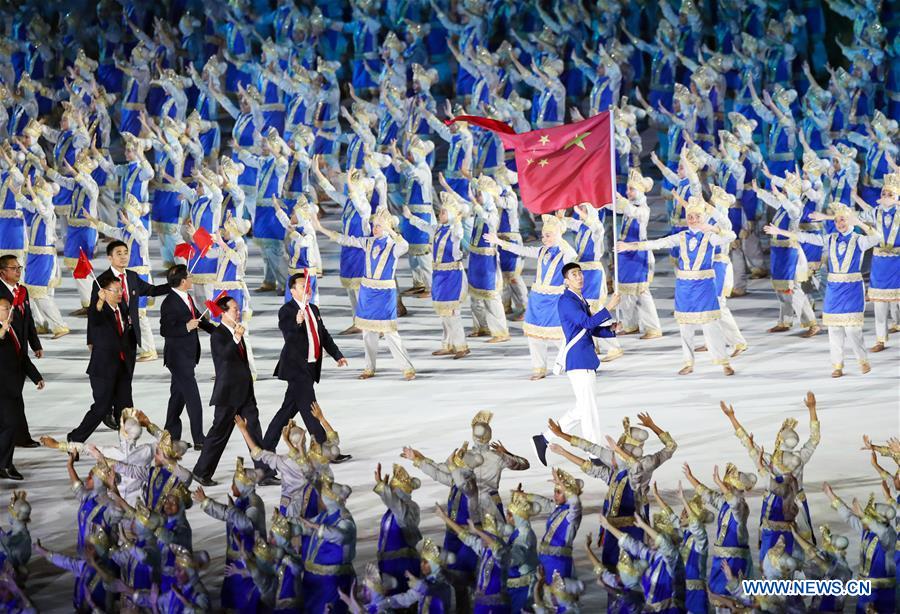 (SP)INDONESIA-JAKARTA-ASIAN GAMES-OPENING CEREMONY