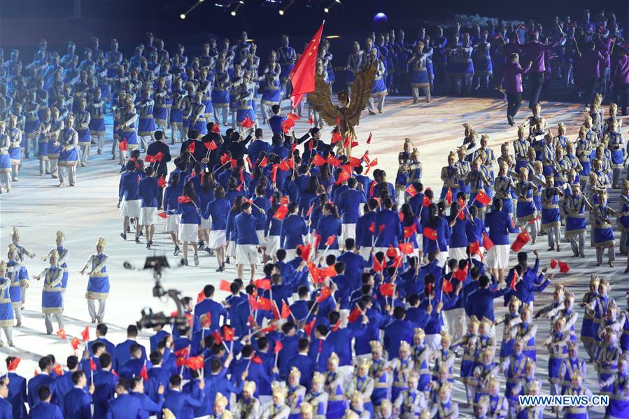 (SP)INDONESIA-JAKARTA-ASIAN GAMES-OPENING CEREMONY