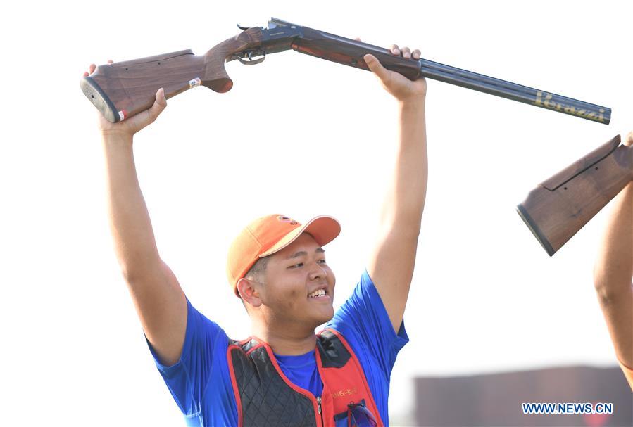 (SP)INDONESIA-PALEMBANG-ASIAN GAMES-SHOOTING-MEN'S TRAP