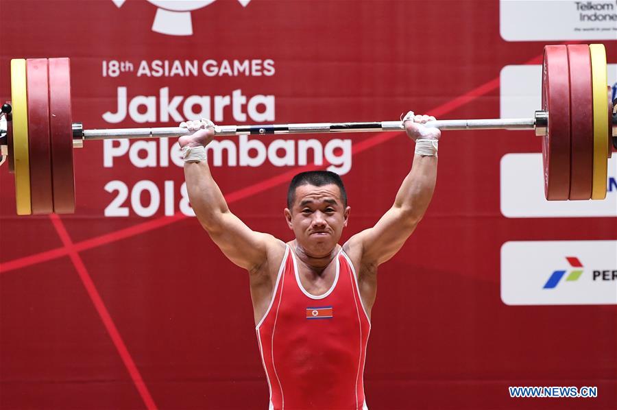 (SP)INDONESIA-JAKARTA-ASIAN GAMES-WEIGHTLIFTING