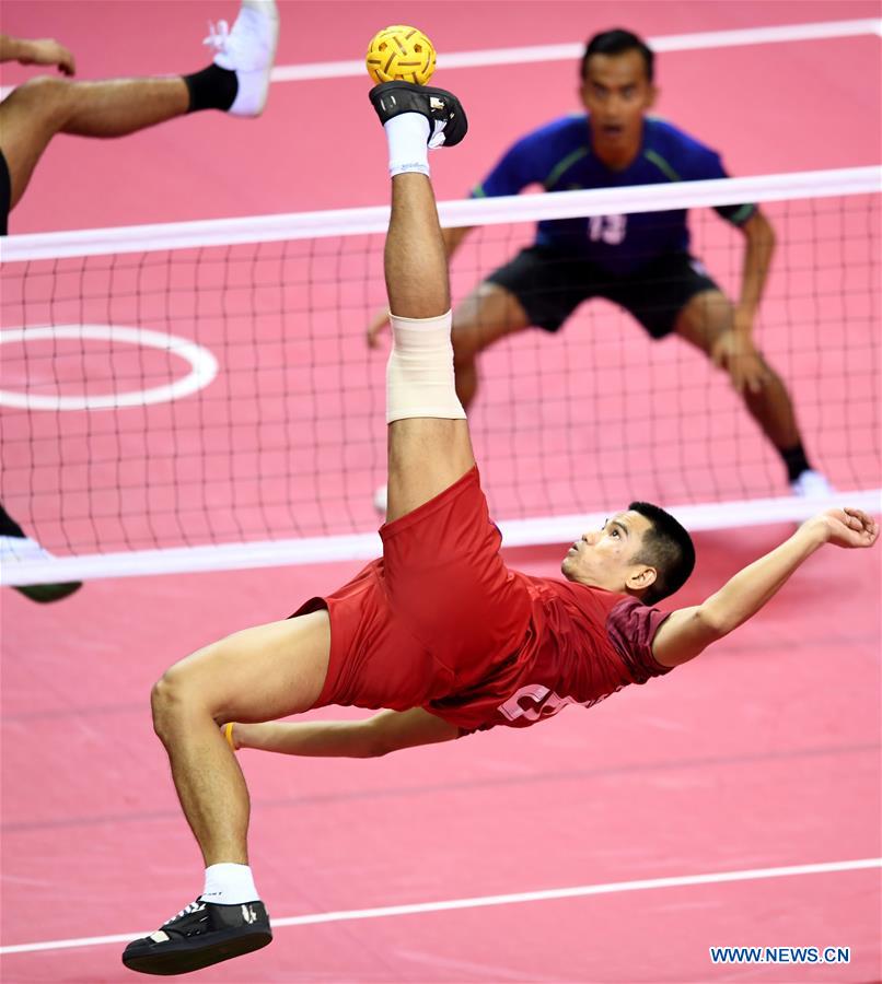 (SP)INDONESIA-PALEMBANG-ASIAN GAMES-SEPAKTAKRAW