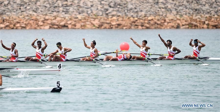 (SP)INDONESIA-PALEMBANG-ASIAN GAMES-ROWING-MEN'S LIGHTWEIGHT EIGHT