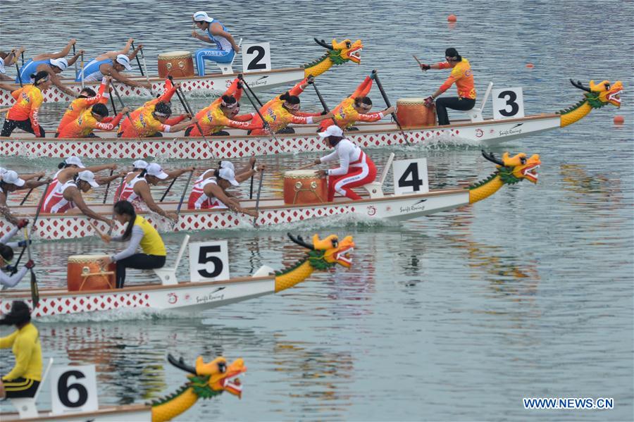 (SP)INDONESIA-PALEMBANG-ASIAN GAMES-WOMEN'S CANOE TBR 200M-FINAL