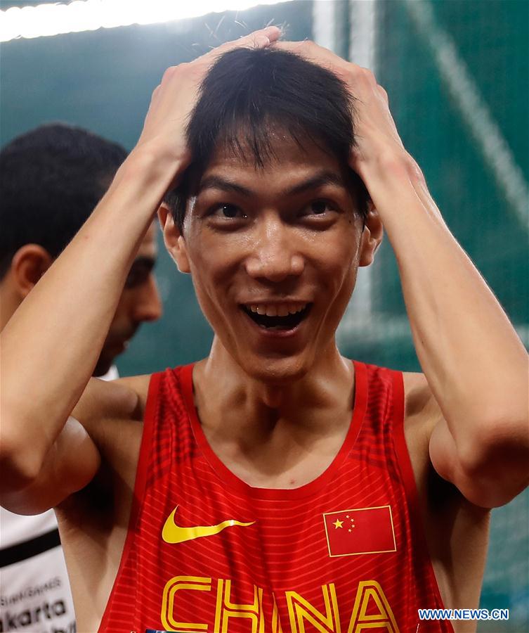 (SP)INDONESIA-JAKARTA-ASIAN GAMES-ATHLETICS-MEN'S HIGH JUMP