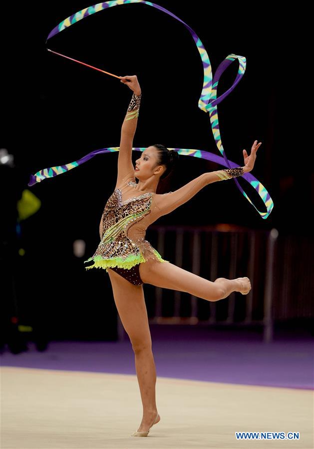 (SP)INDONESIA-JAKARTA-ASIAN GAMES-RHYTHMIC GYMNASTICS