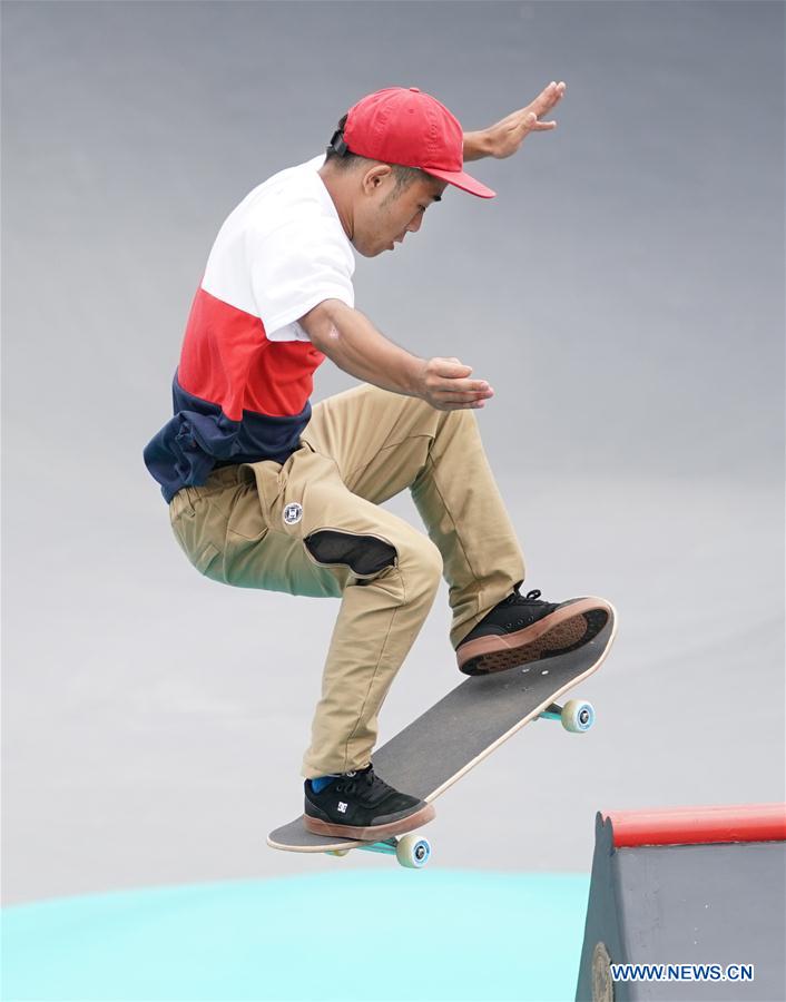 (SP)INDONESIA-PALEMBANG-ASIAN GAMES-SKATEBOARD