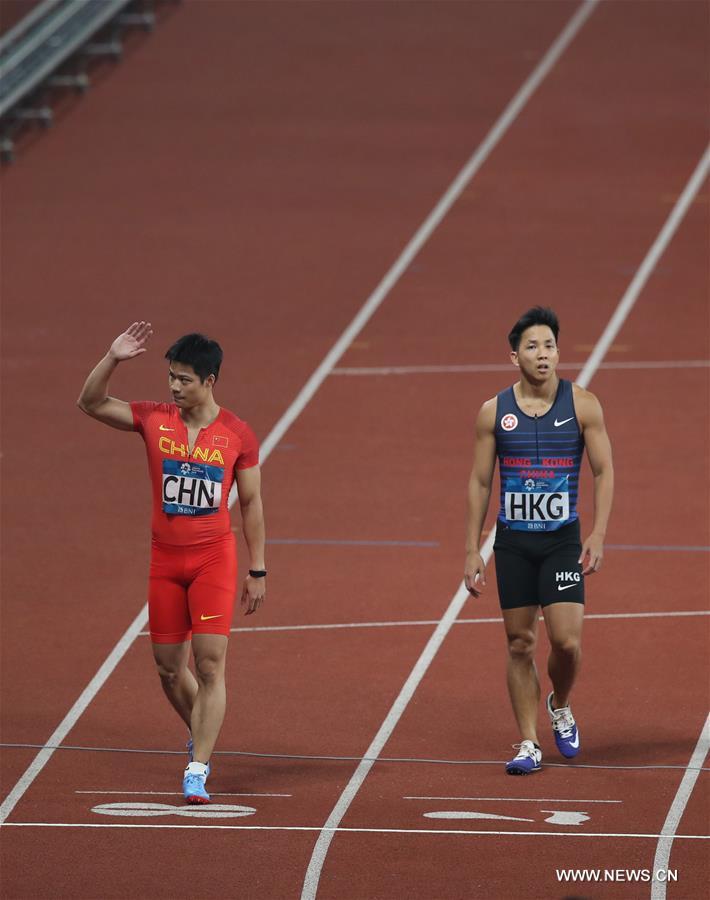 (SP)INDONESIA-JAKARTA-ASIAN GAMES-ATHLETICS-MEN'S 4X100M RELAY